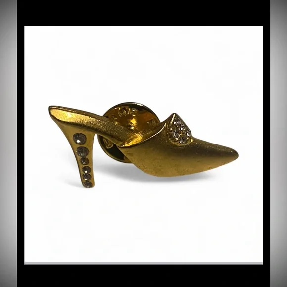 🎁 Vintage Signed JJ Costume Shoe Pin #7663 - Picture 2 of 6